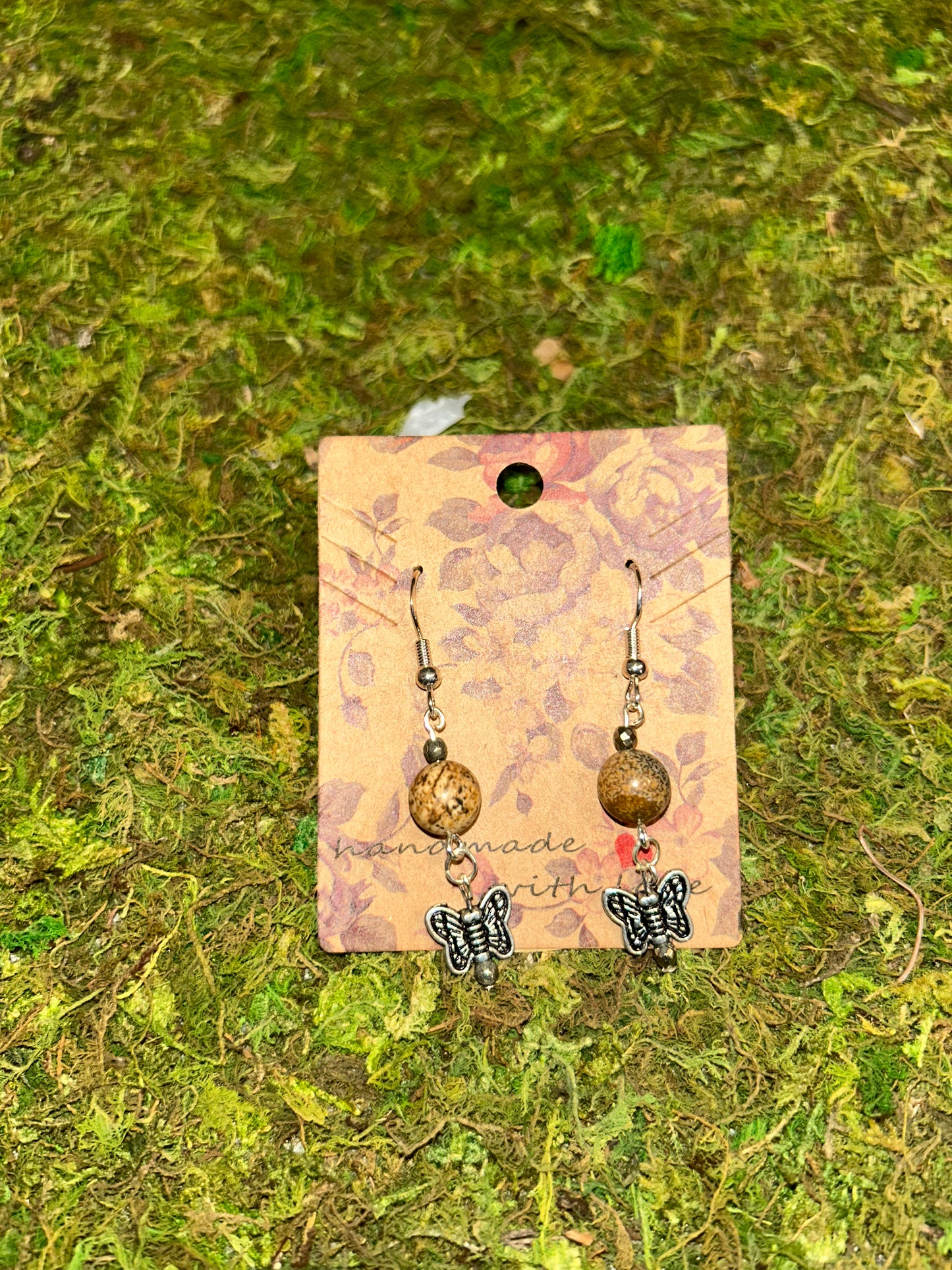 Butterfly Mantra Earring