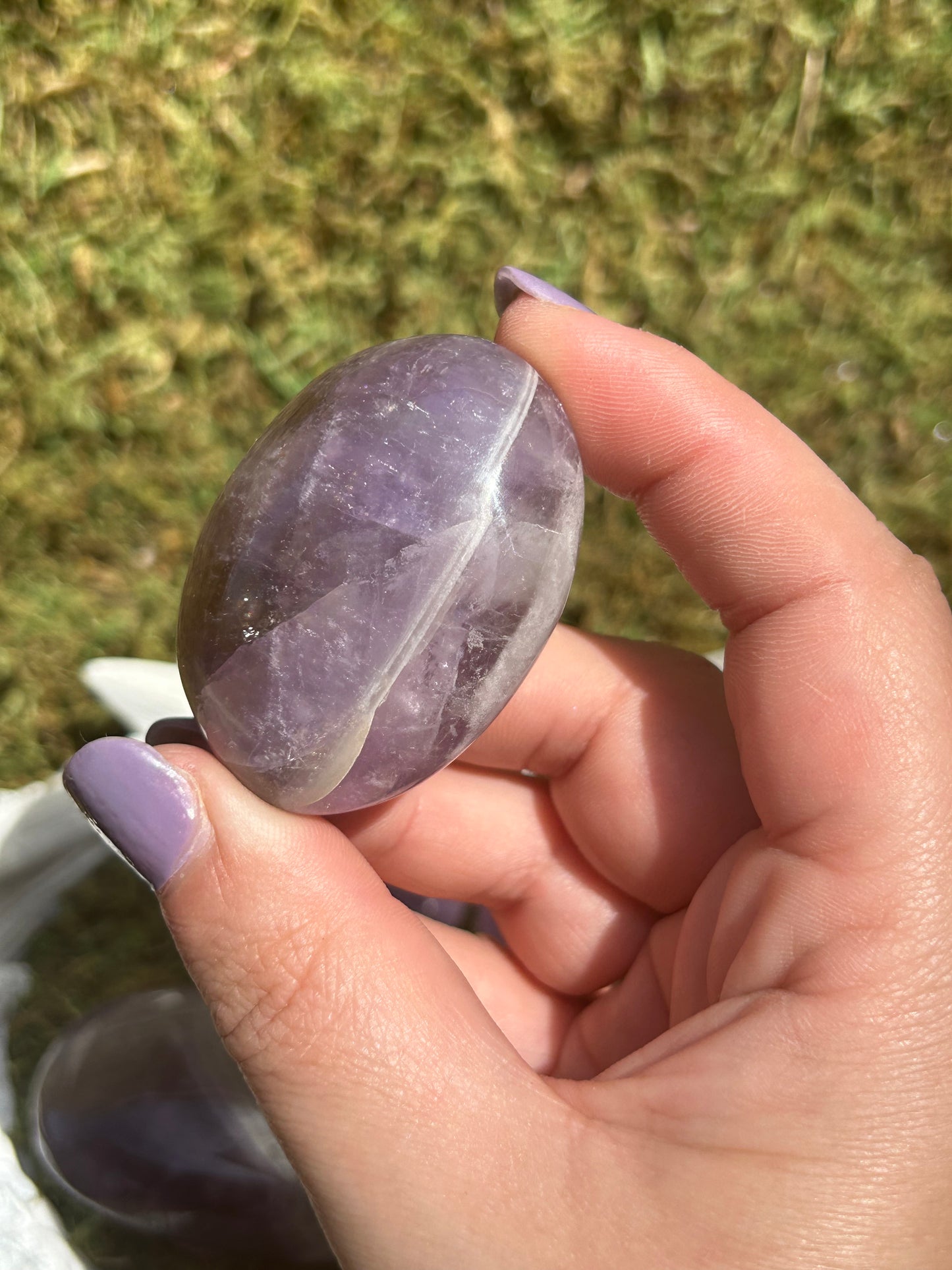 Amethyst Palm Stones
