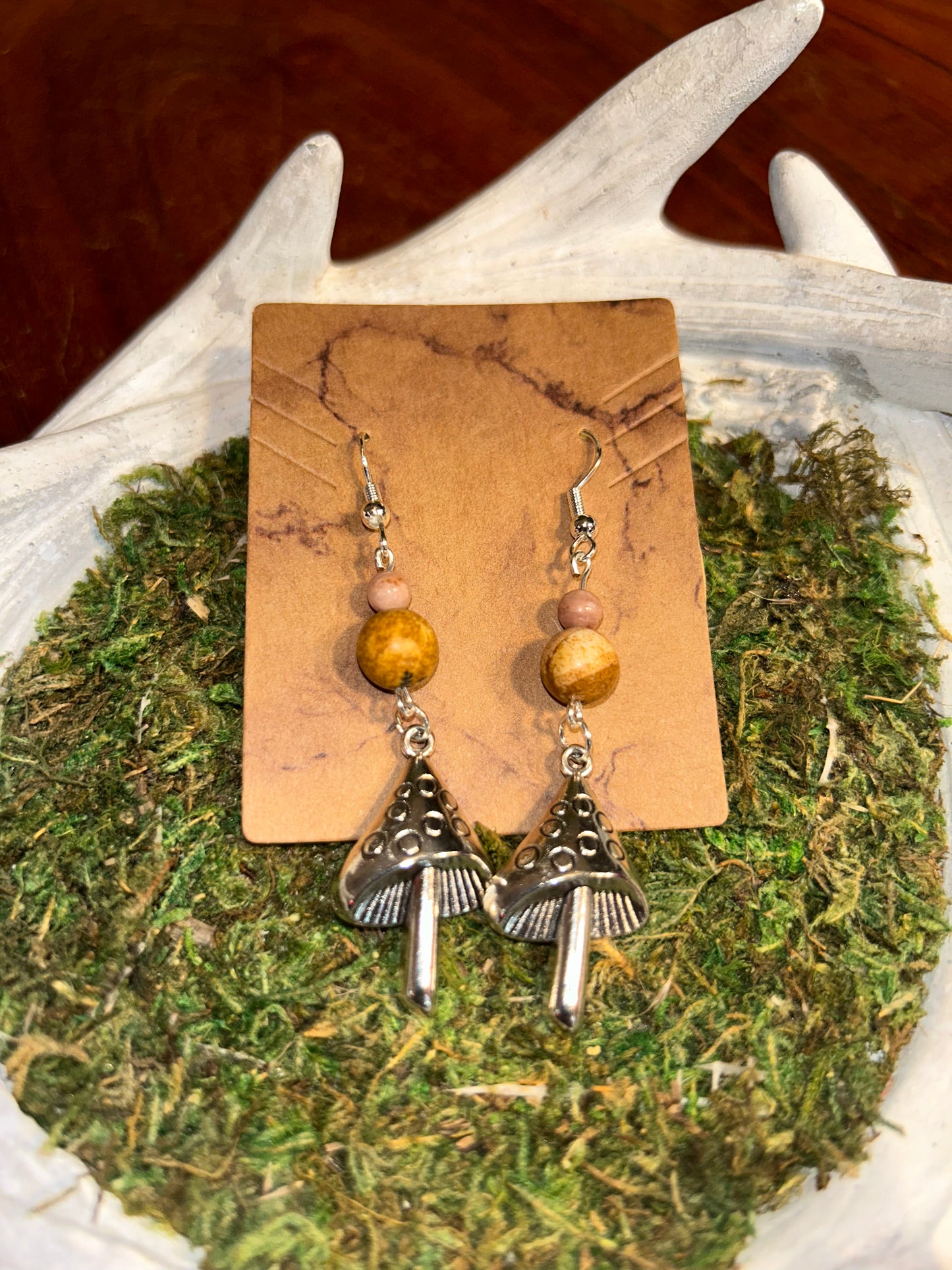 Mushroom Mantra Earrings