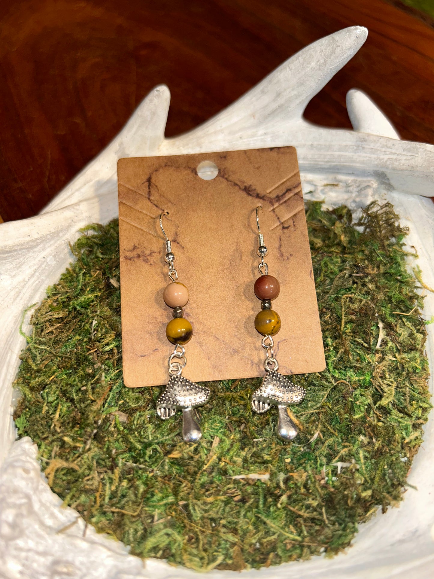 Mushroom Mantra Earrings