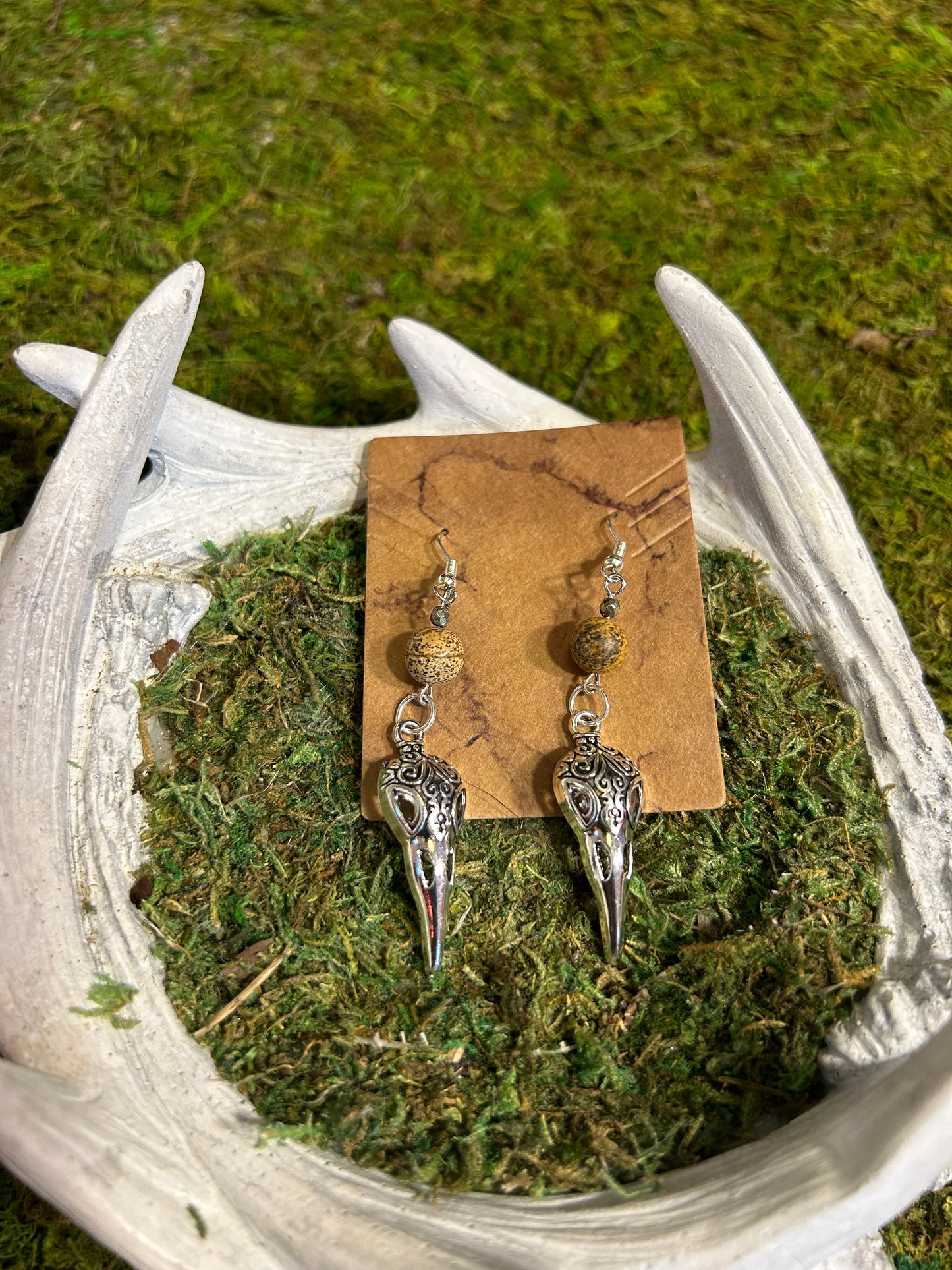 Crow Mantra Earrings