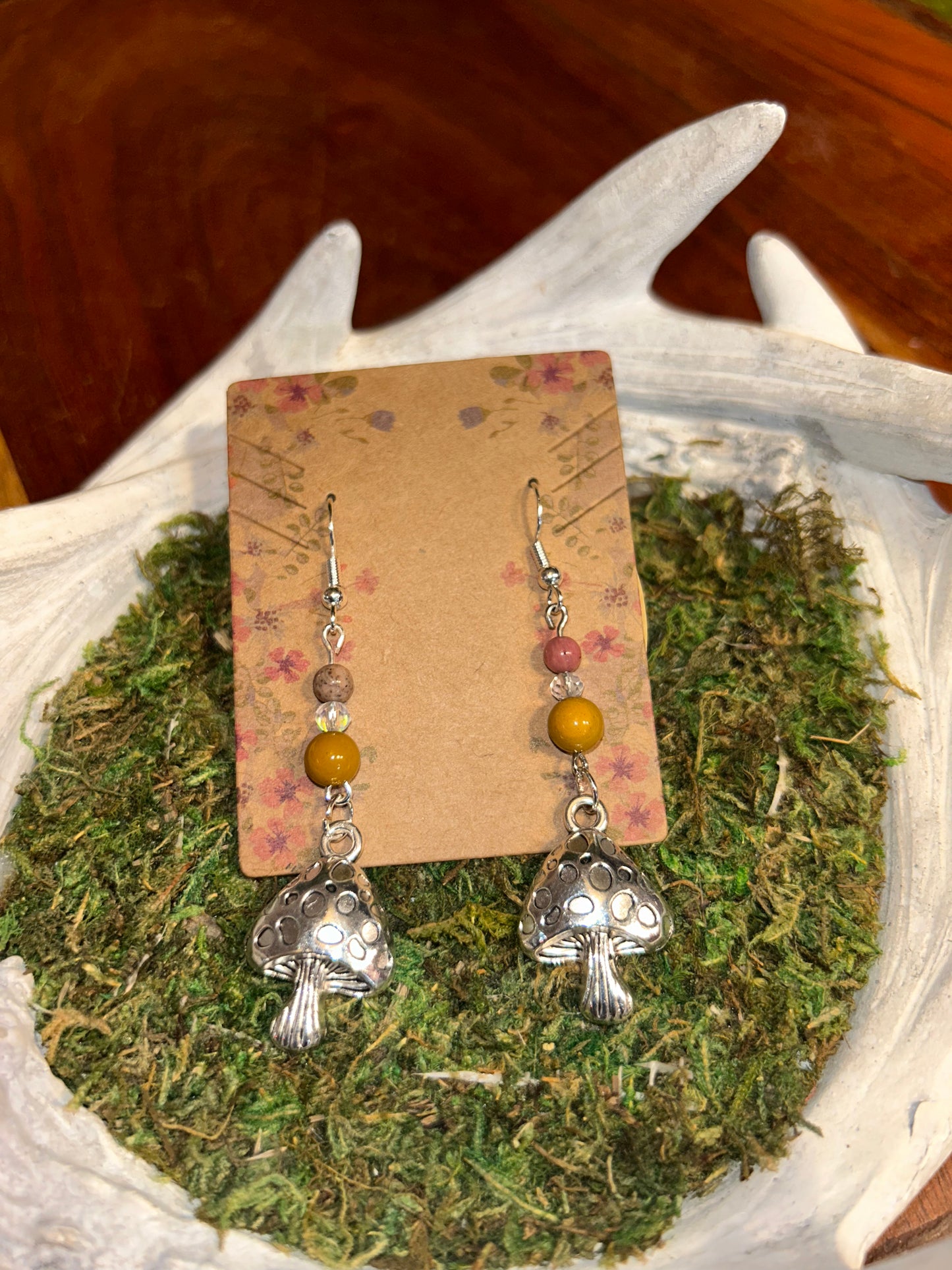 Mushroom Mantra Earrings