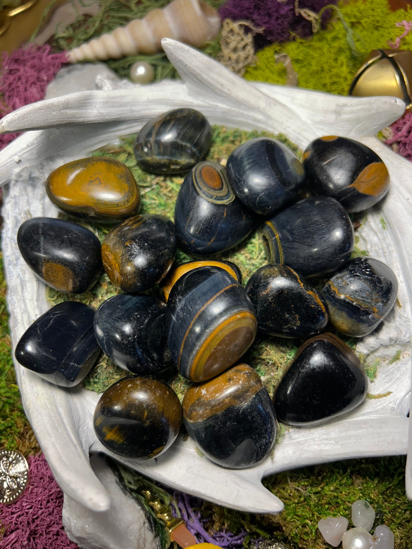 Blue Tigers Eye Tumbles
