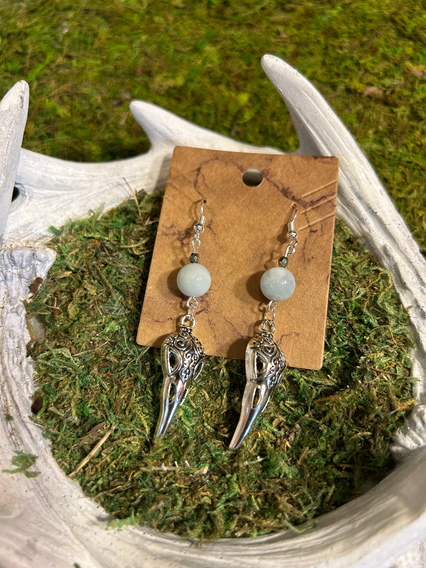 Crow Mantra Earrings