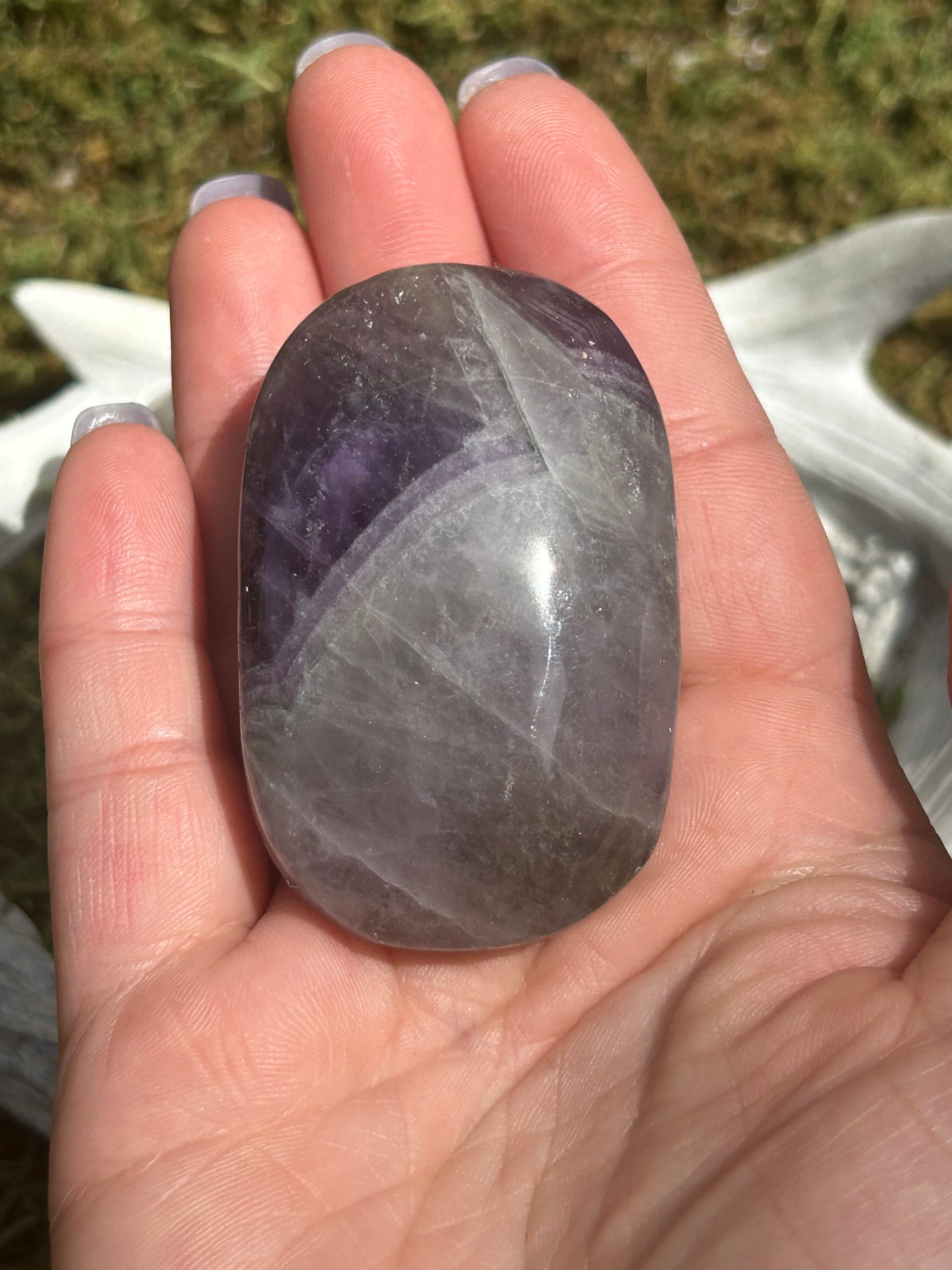 Amethyst Palm Stones