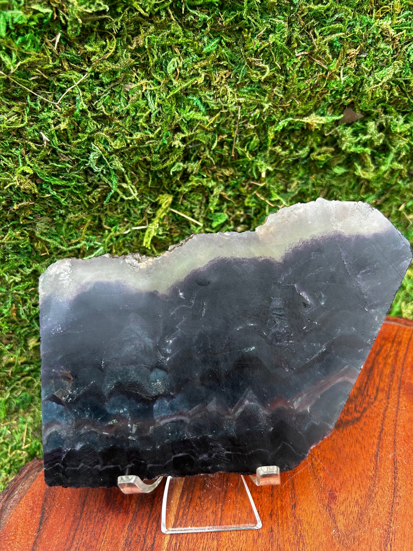 Cubic Rainbow Fluorite Slab