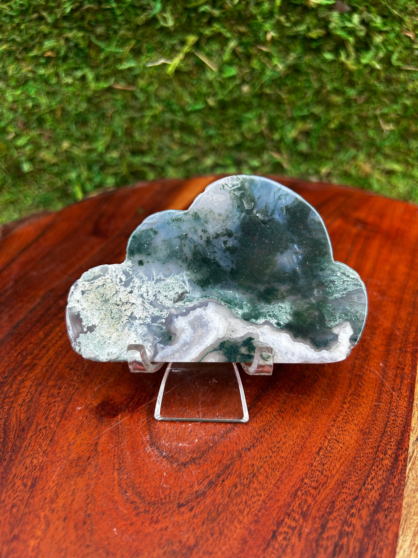 Moss Agate Cloud Slab