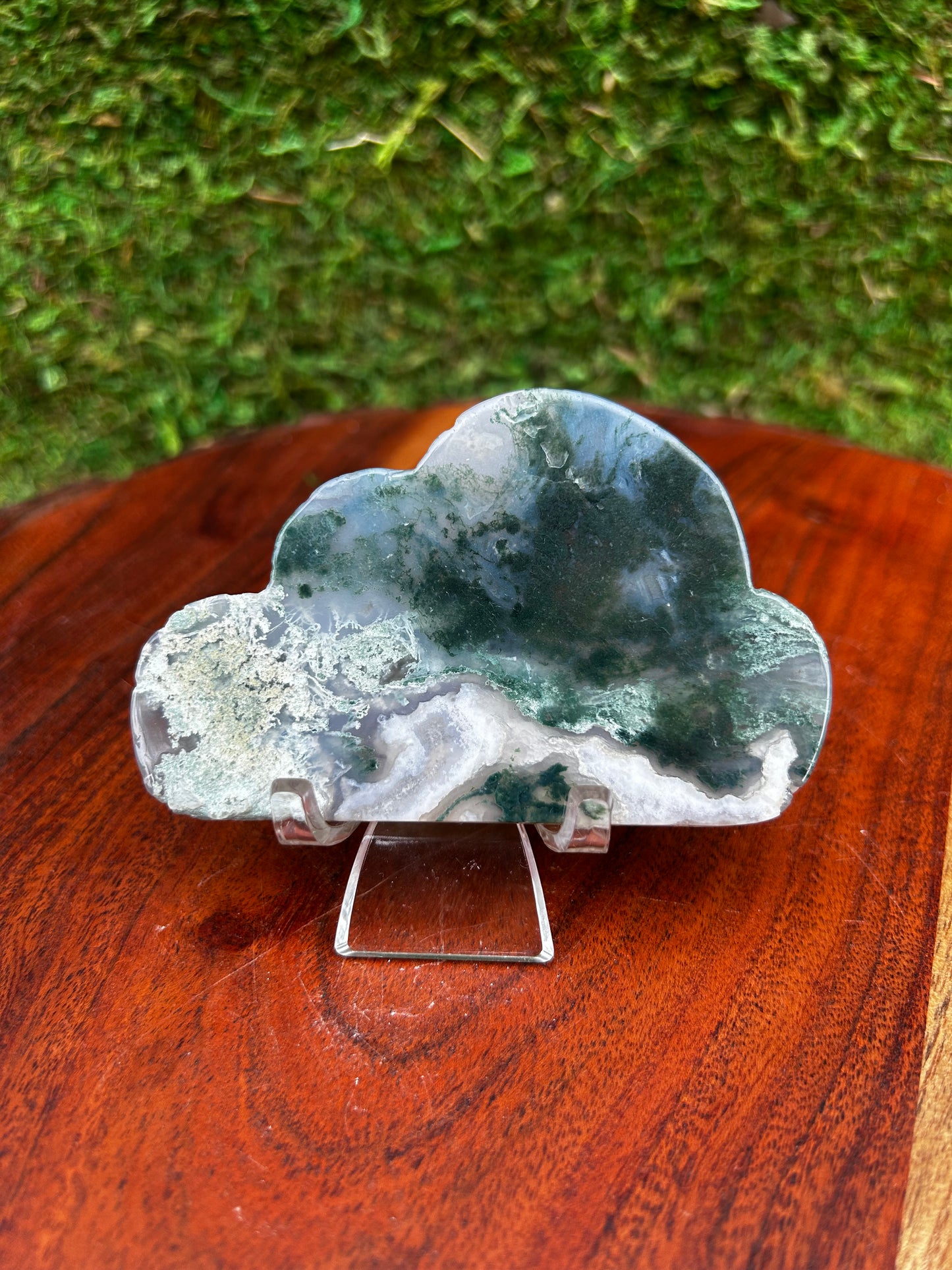 Moss Agate Cloud Slab