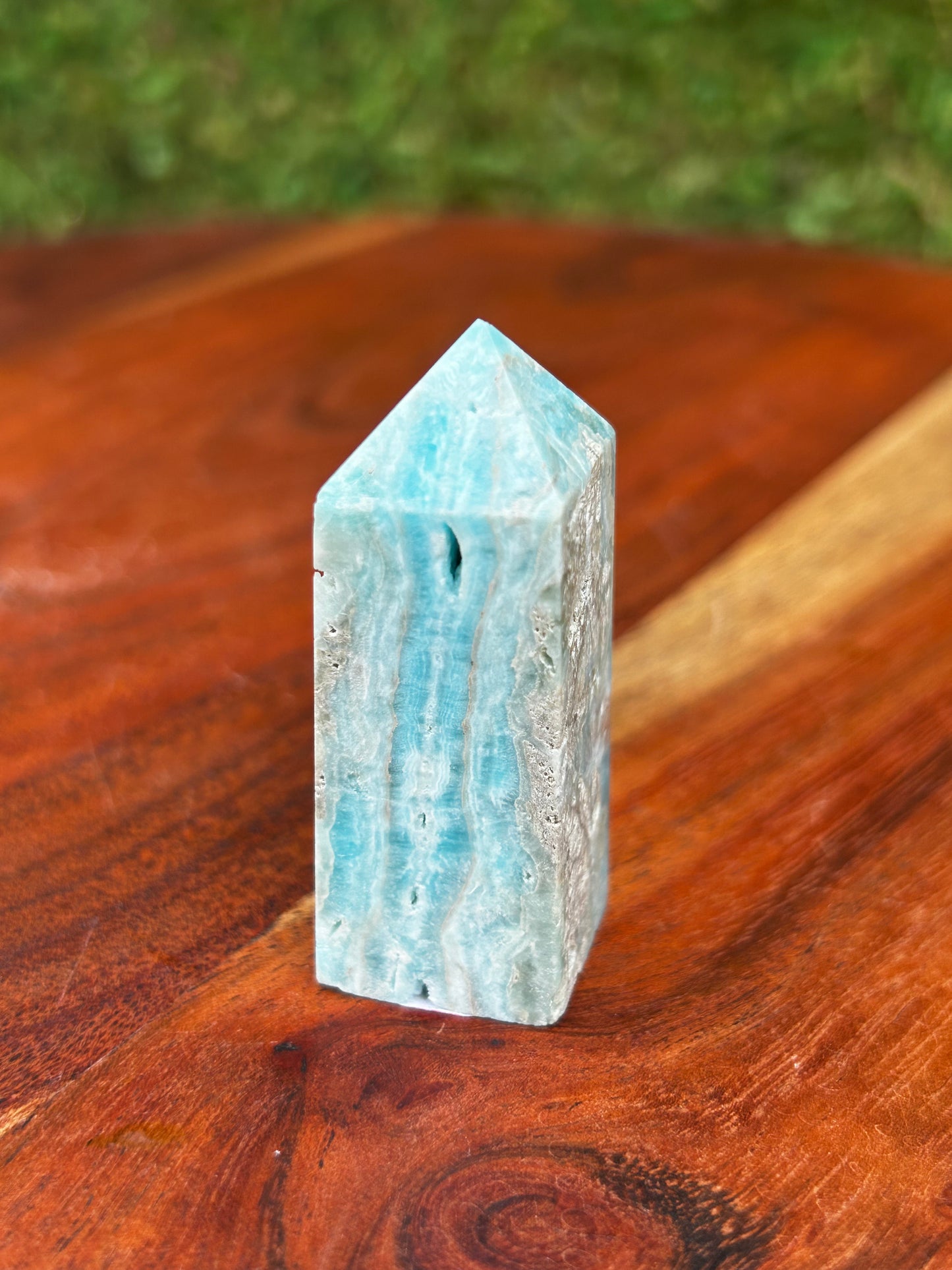 Blue Aragonite Tower