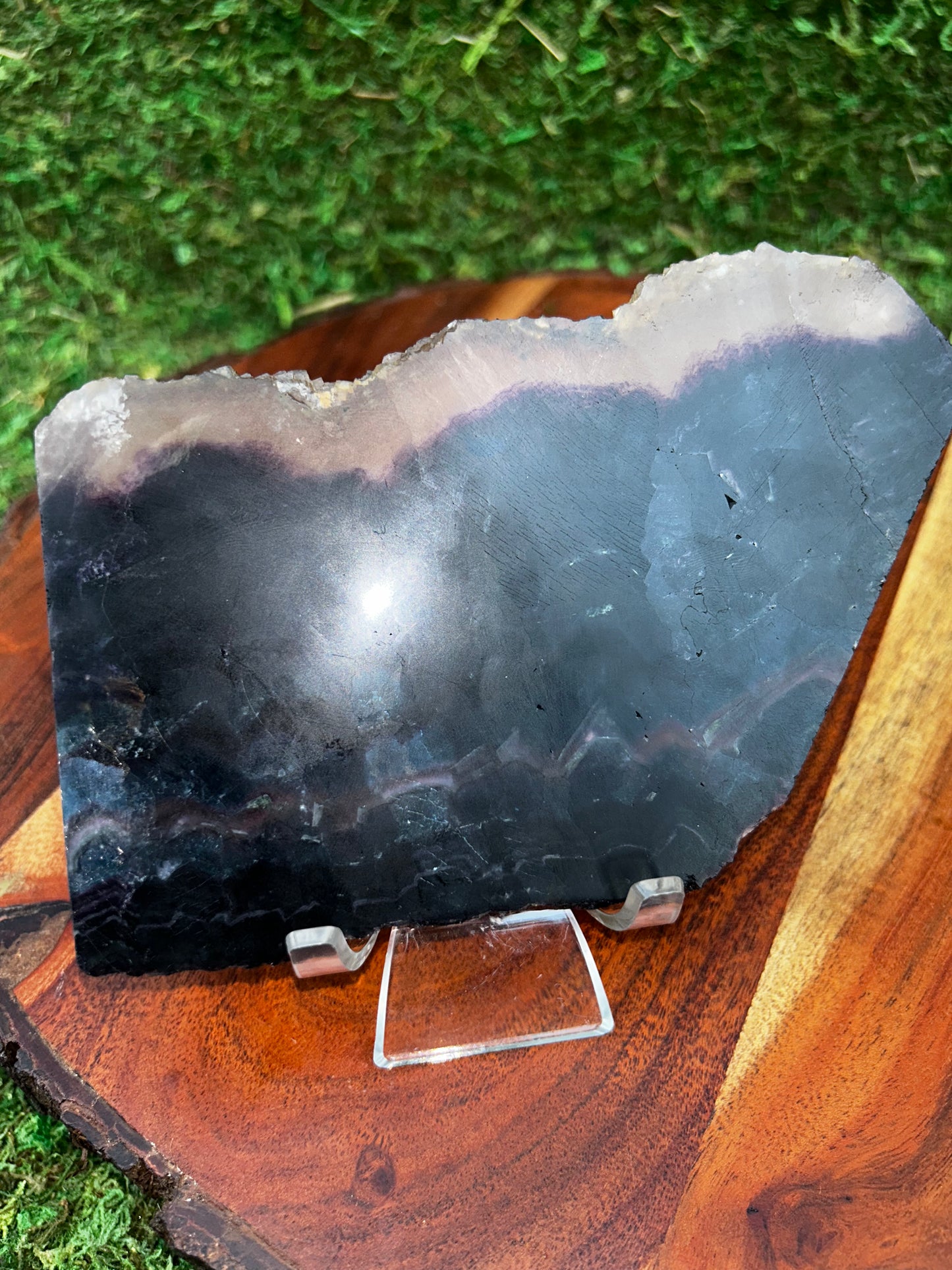 Cubic Rainbow Fluorite Slab