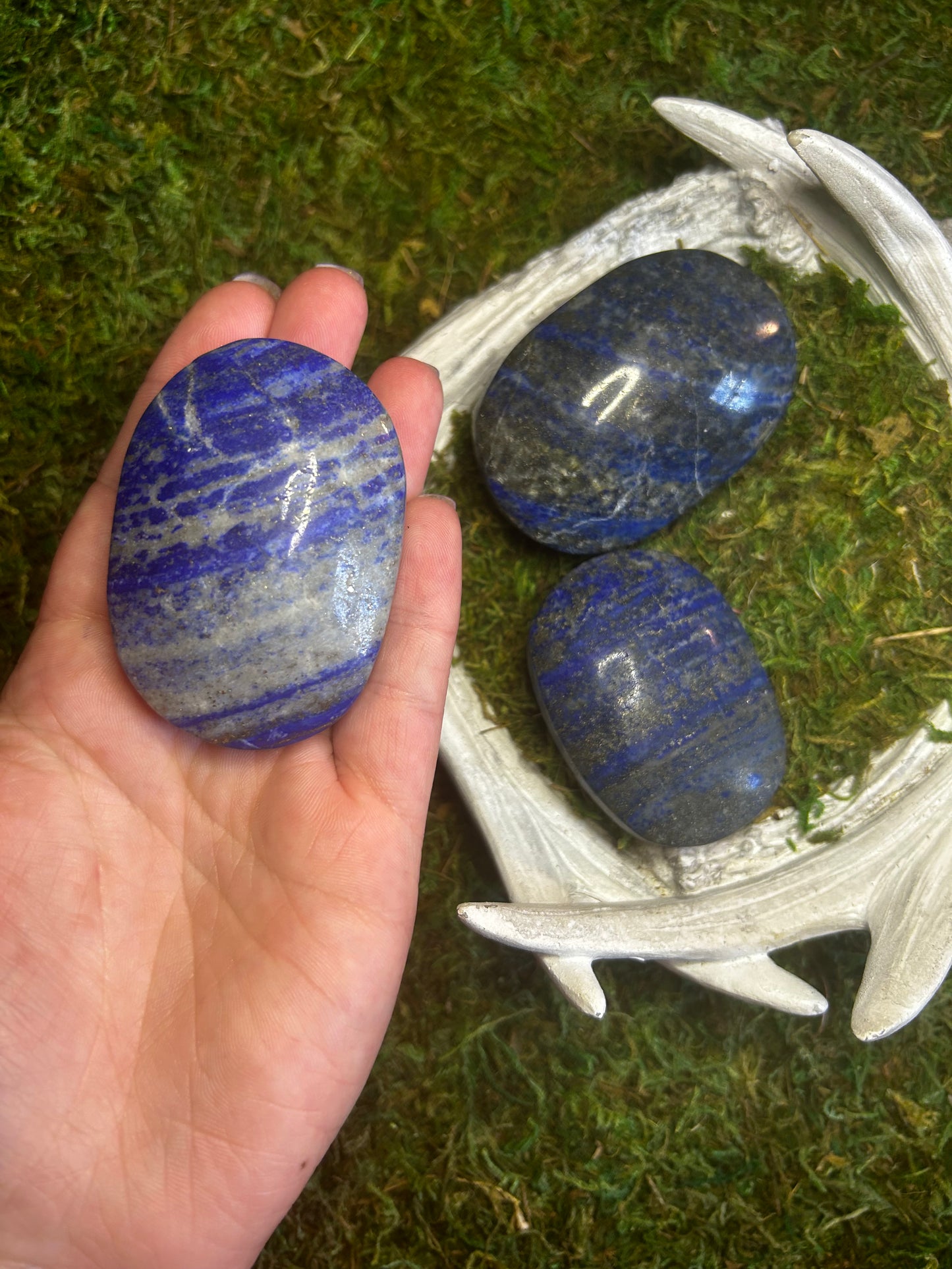 Lapis Lazuli Palm Stone