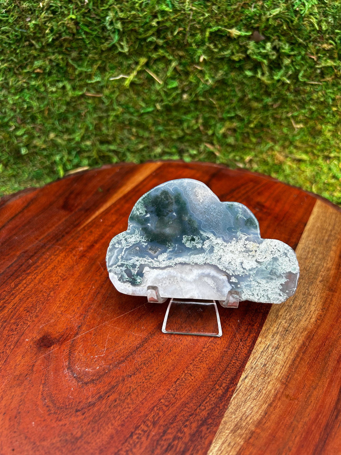 Moss Agate Cloud Slab