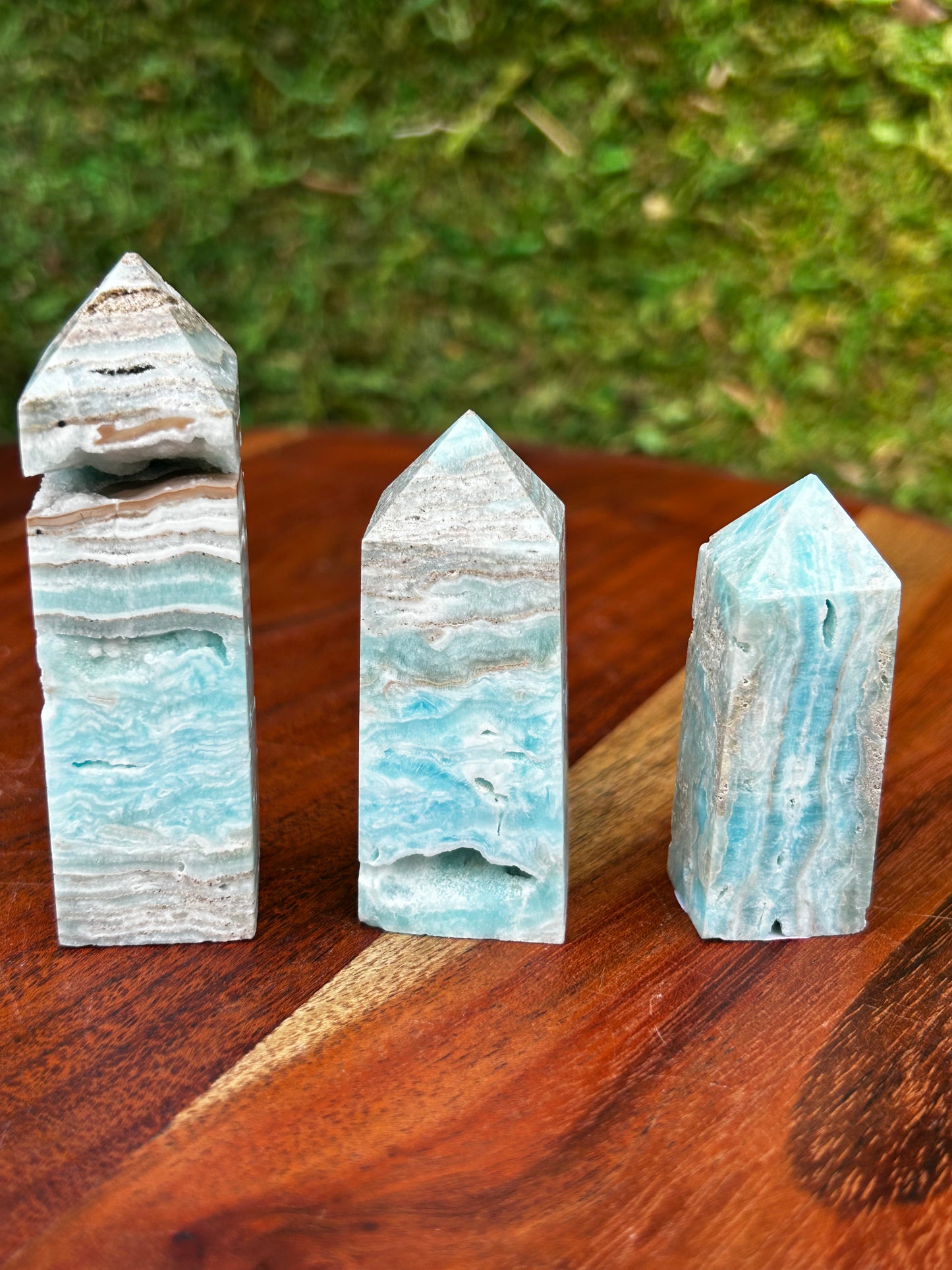 Blue Aragonite Tower
