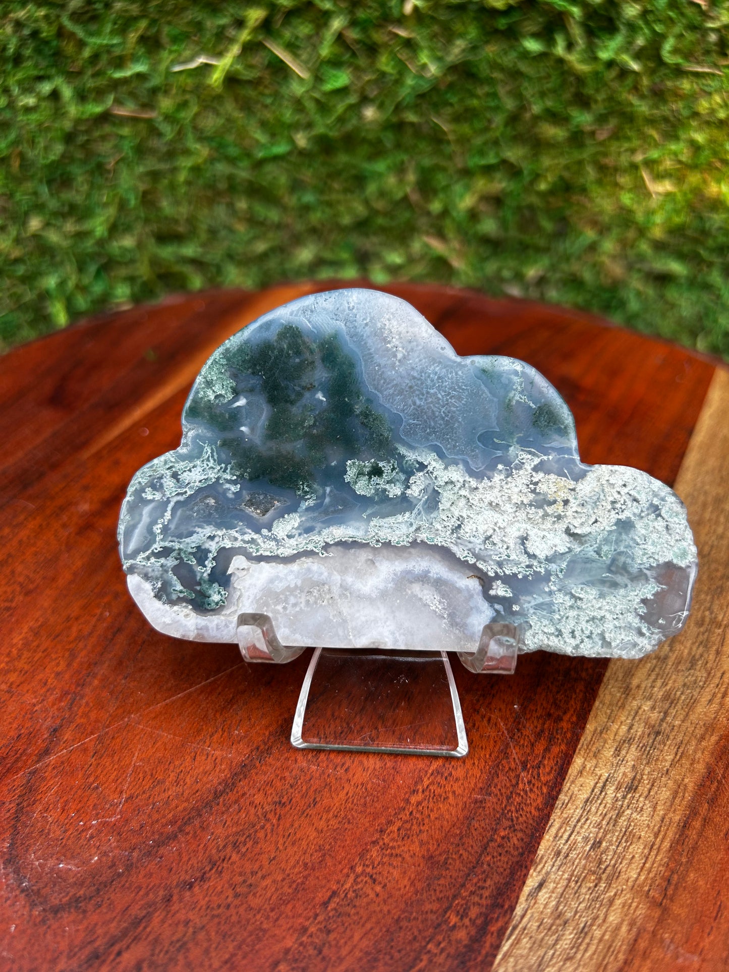 Moss Agate Cloud Slab