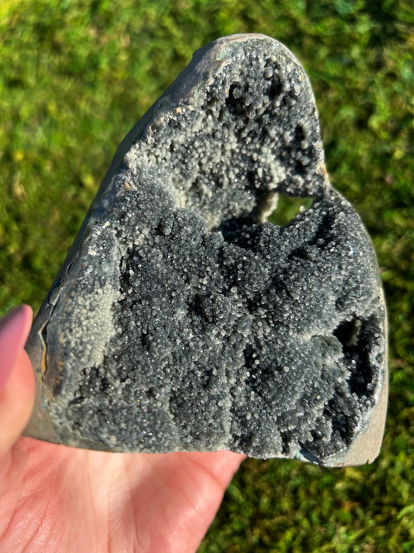 Black Amethyst free form