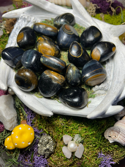 Blue Tigers Eye Tumbles