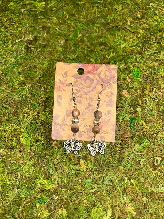 Butterfly Mantra Earring
