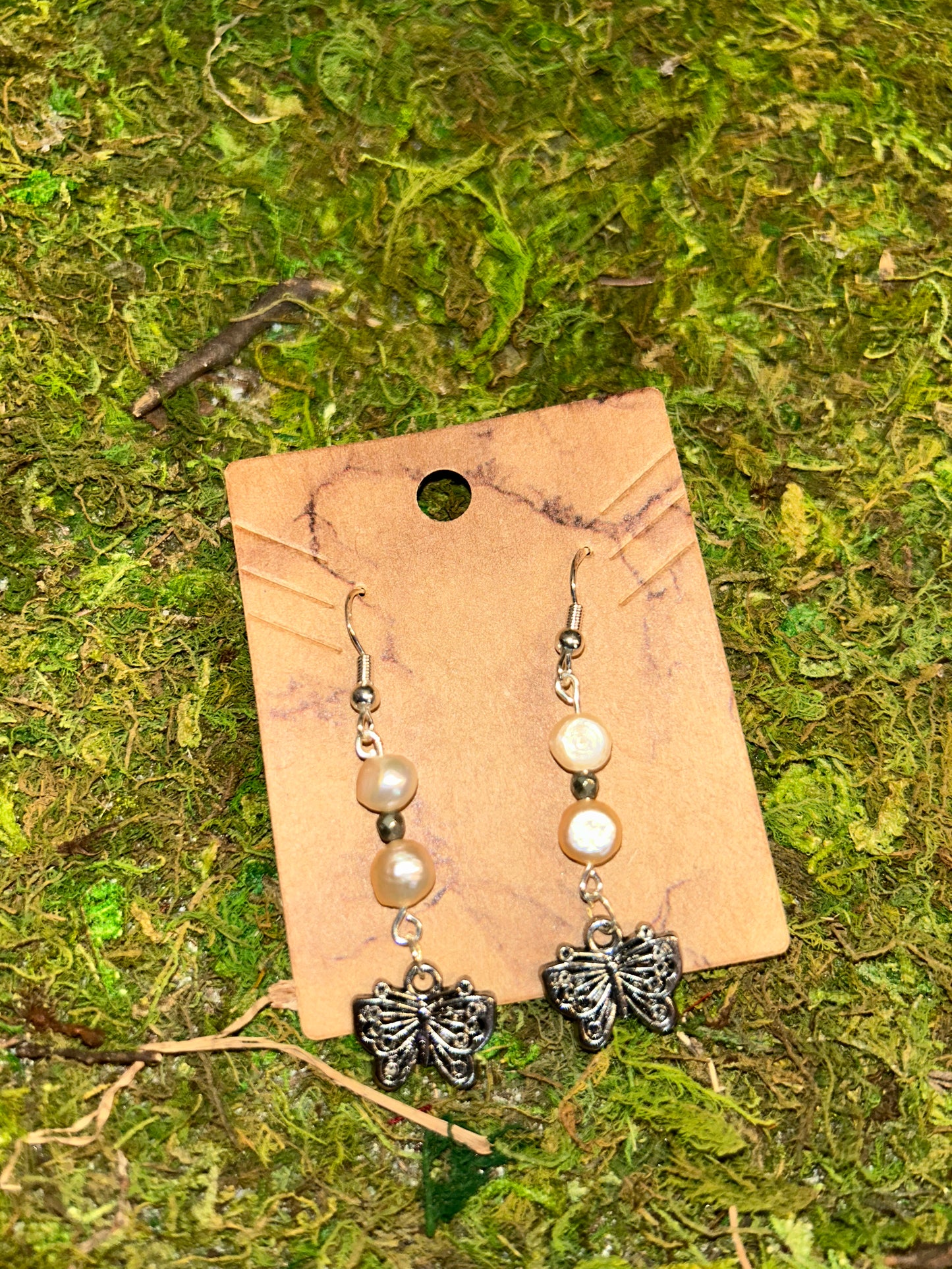 Butterfly Mantra Earring