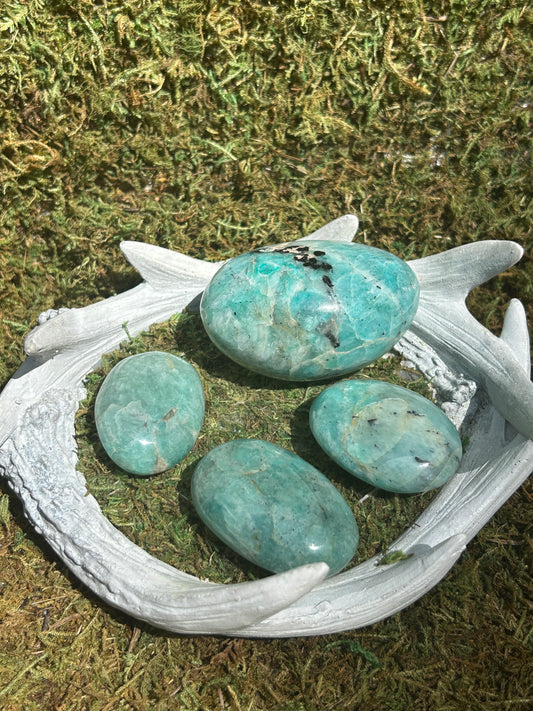 Amazonite Palm Stones