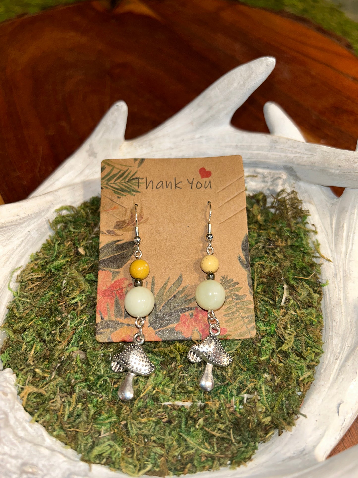 Mushroom Mantra Earrings