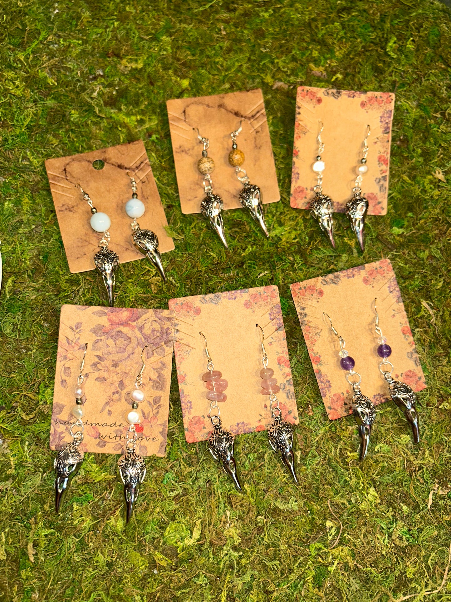 Crow Mantra Earrings