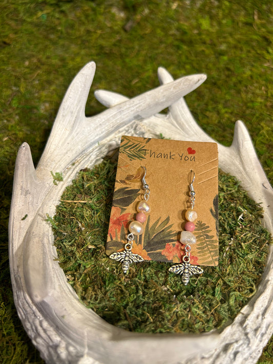 Bee Mantra Earrings