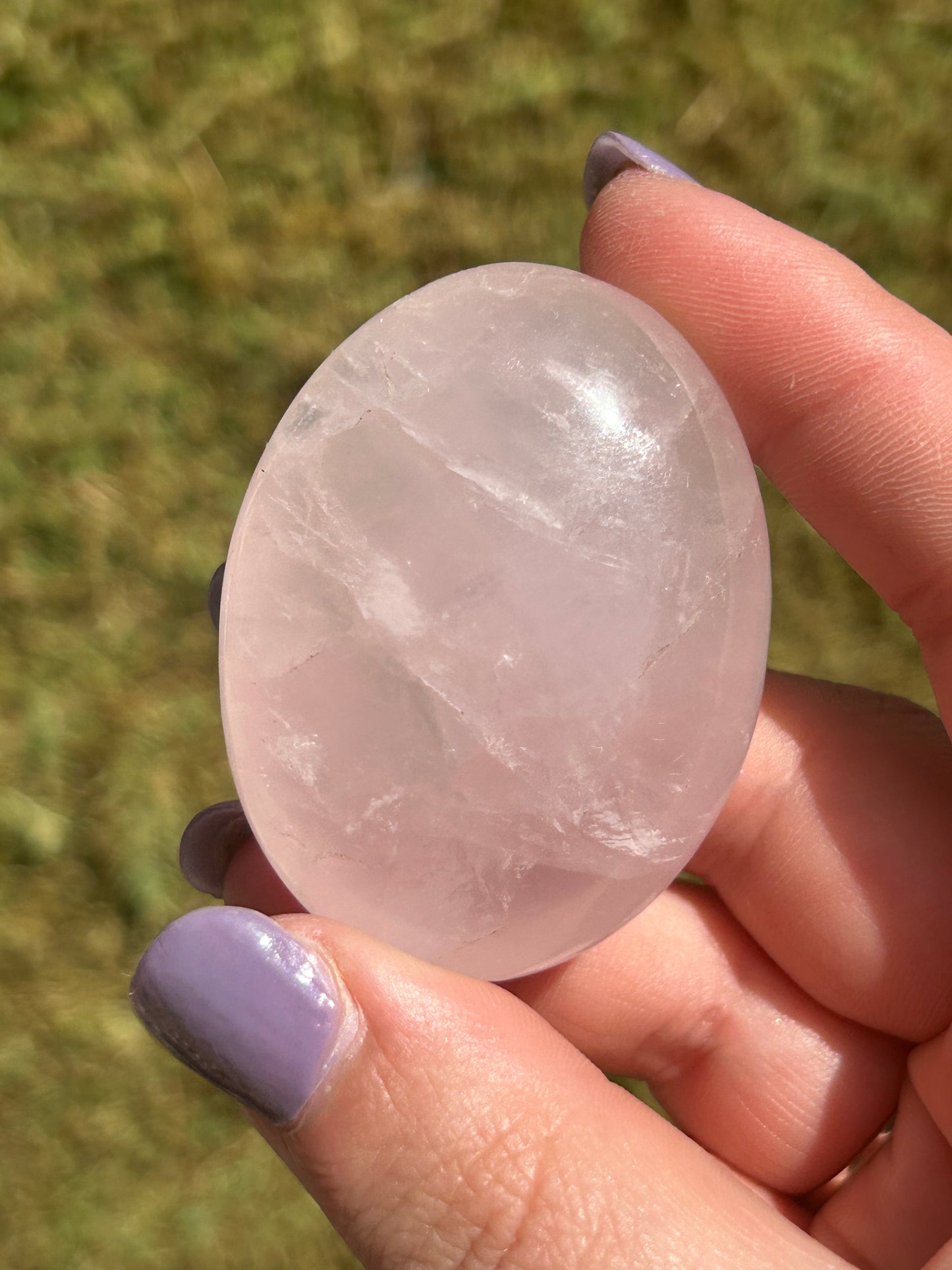 Stunning Rose Quartz Palm Stones