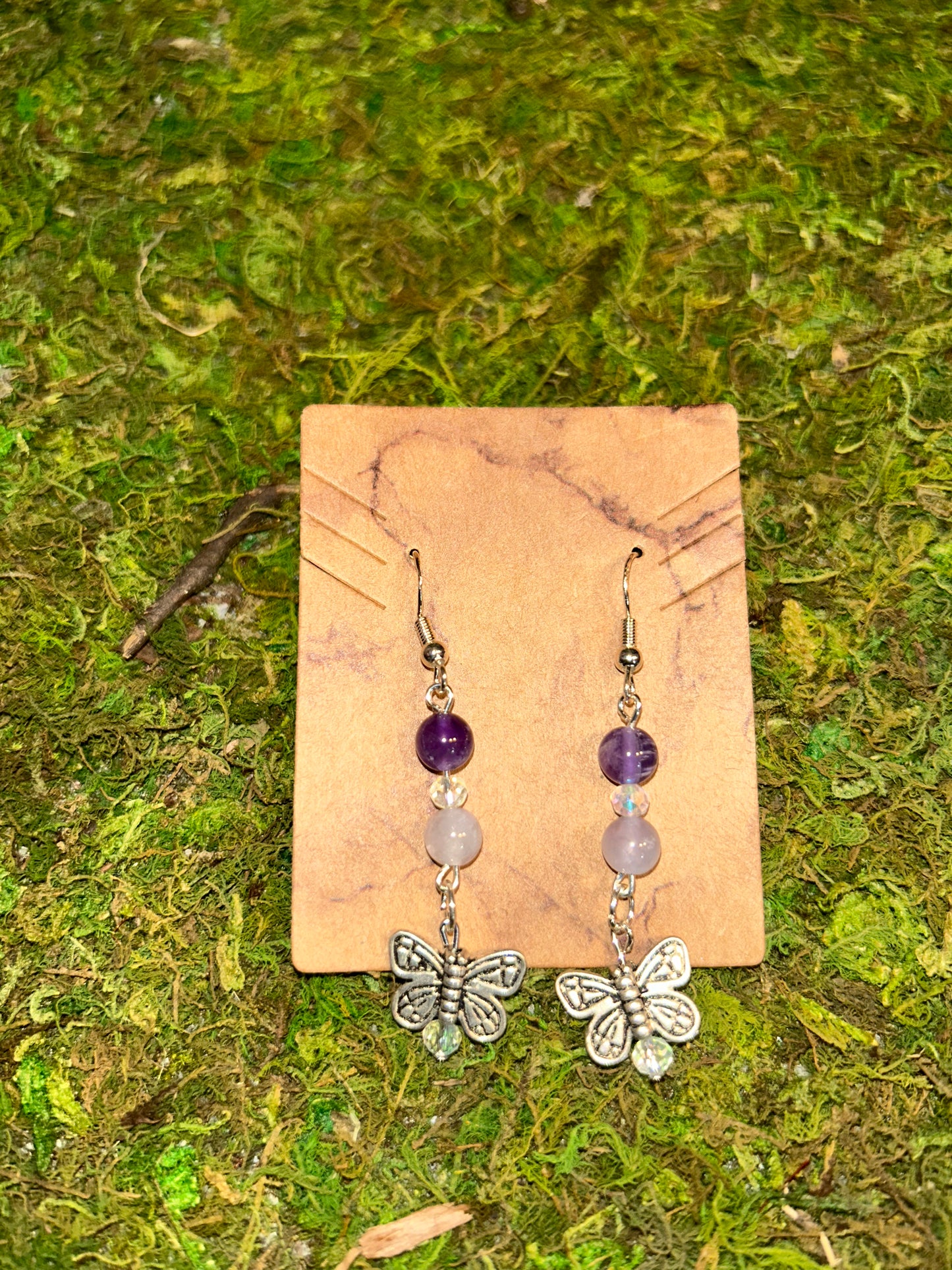Butterfly Mantra Earring