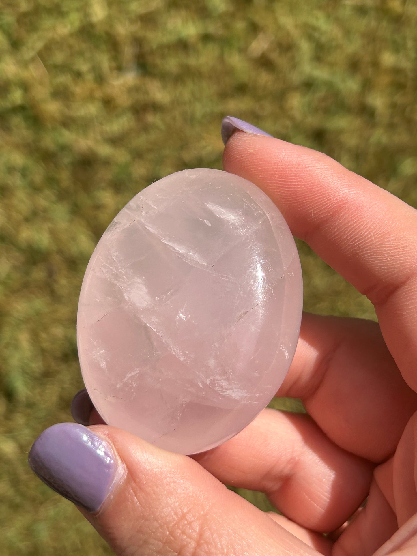 Stunning Rose Quartz Palm Stones