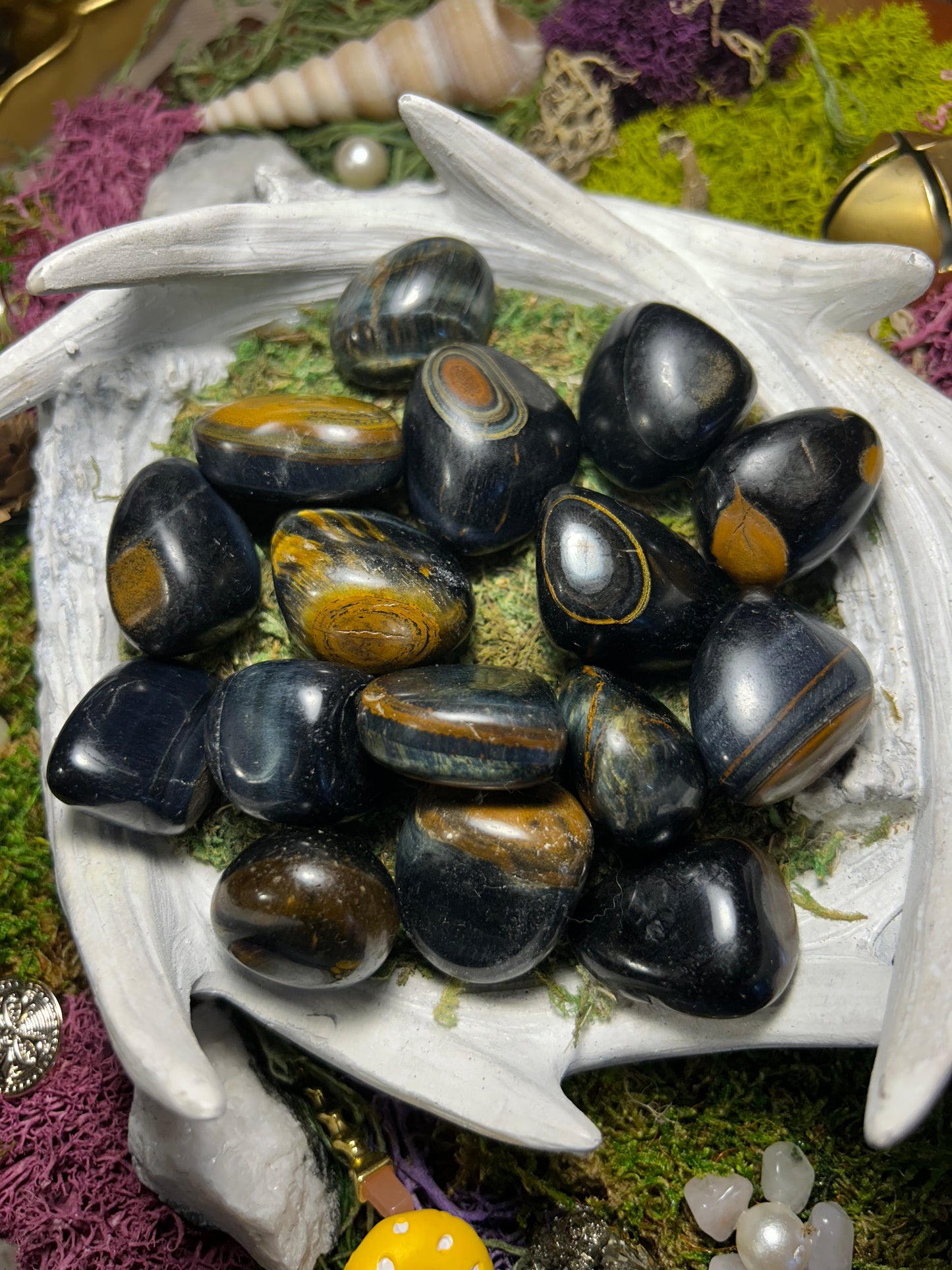 Blue Tigers Eye Tumbles