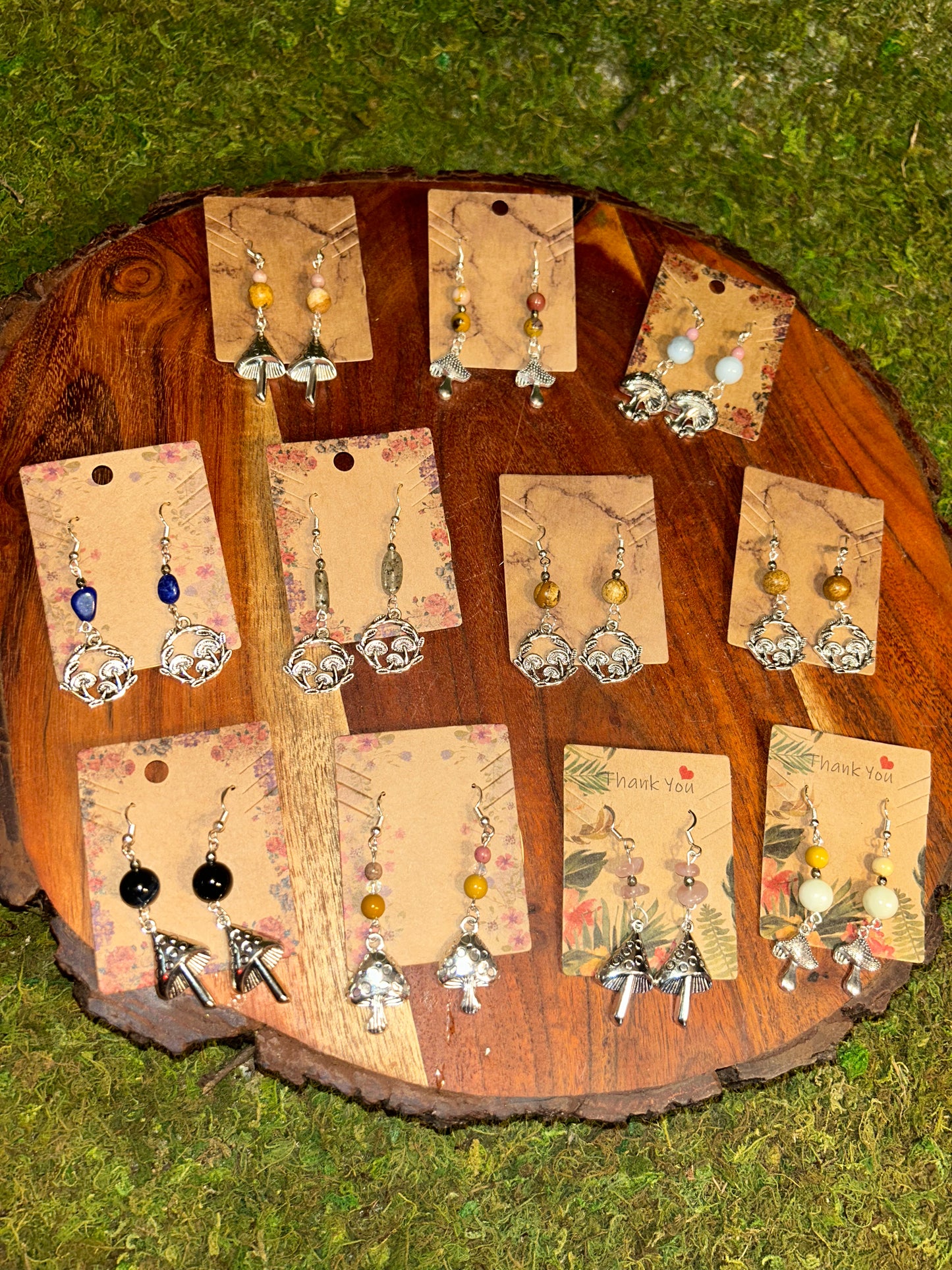 Mushroom Mantra Earrings