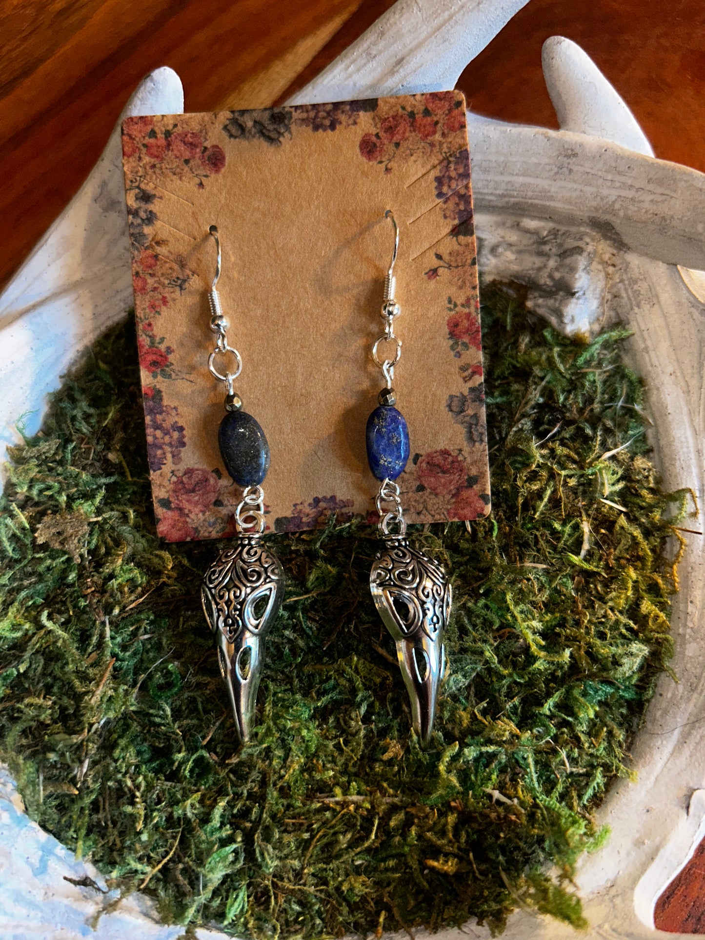 Crow Mantra Earrings