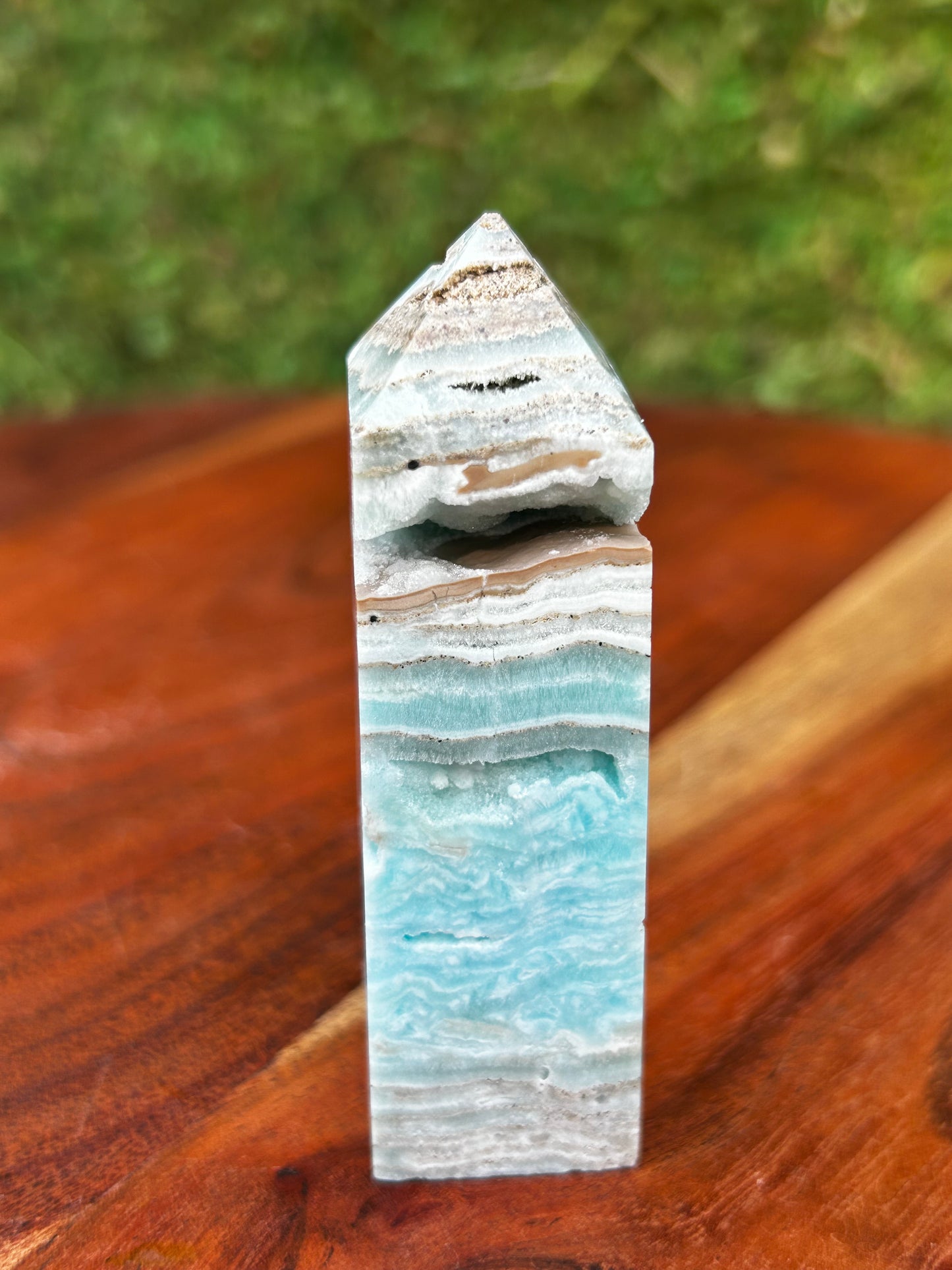 Blue Aragonite Tower