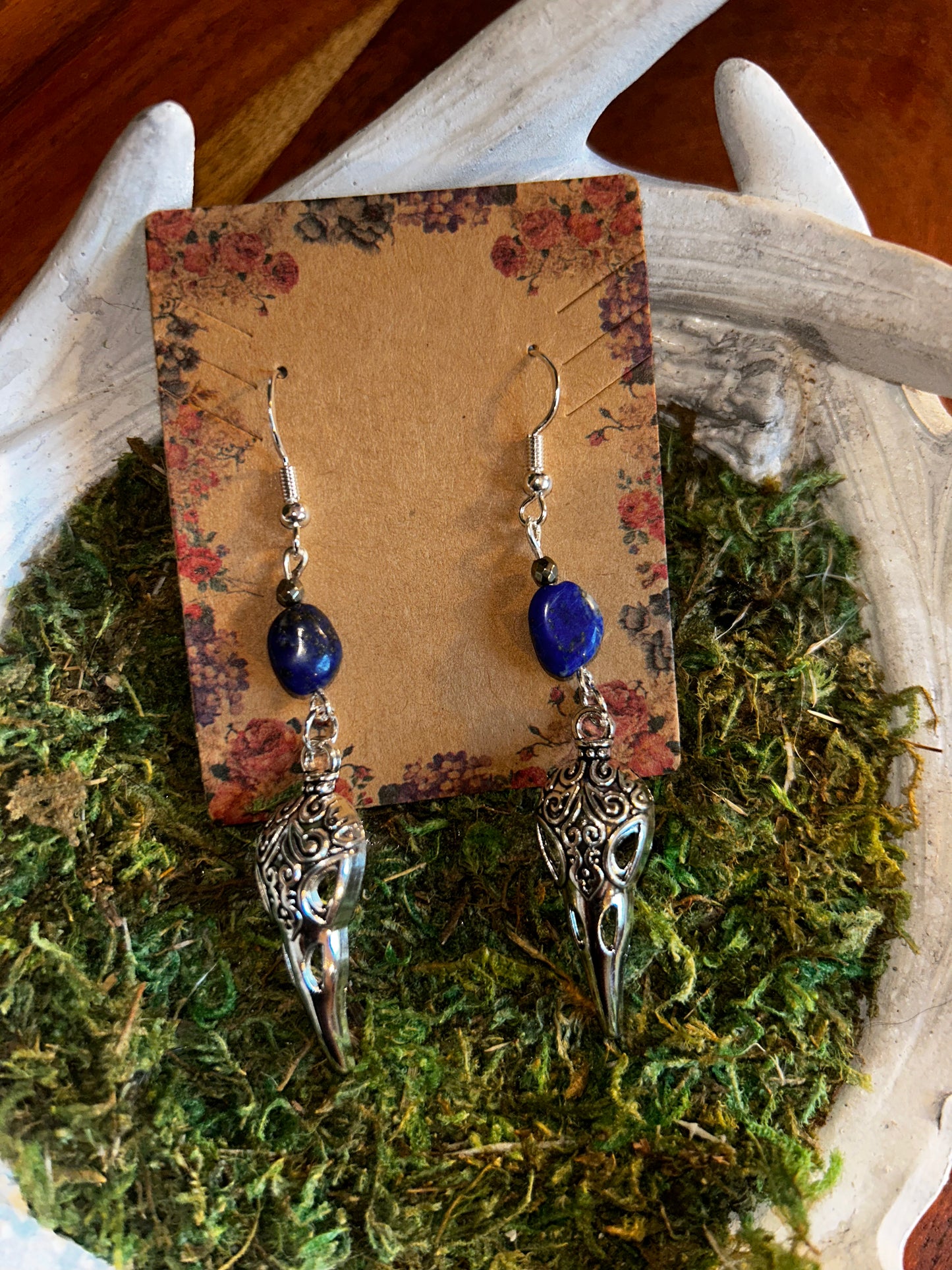 Crow Mantra Earrings