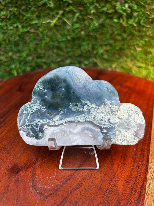 Moss Agate Cloud Slab
