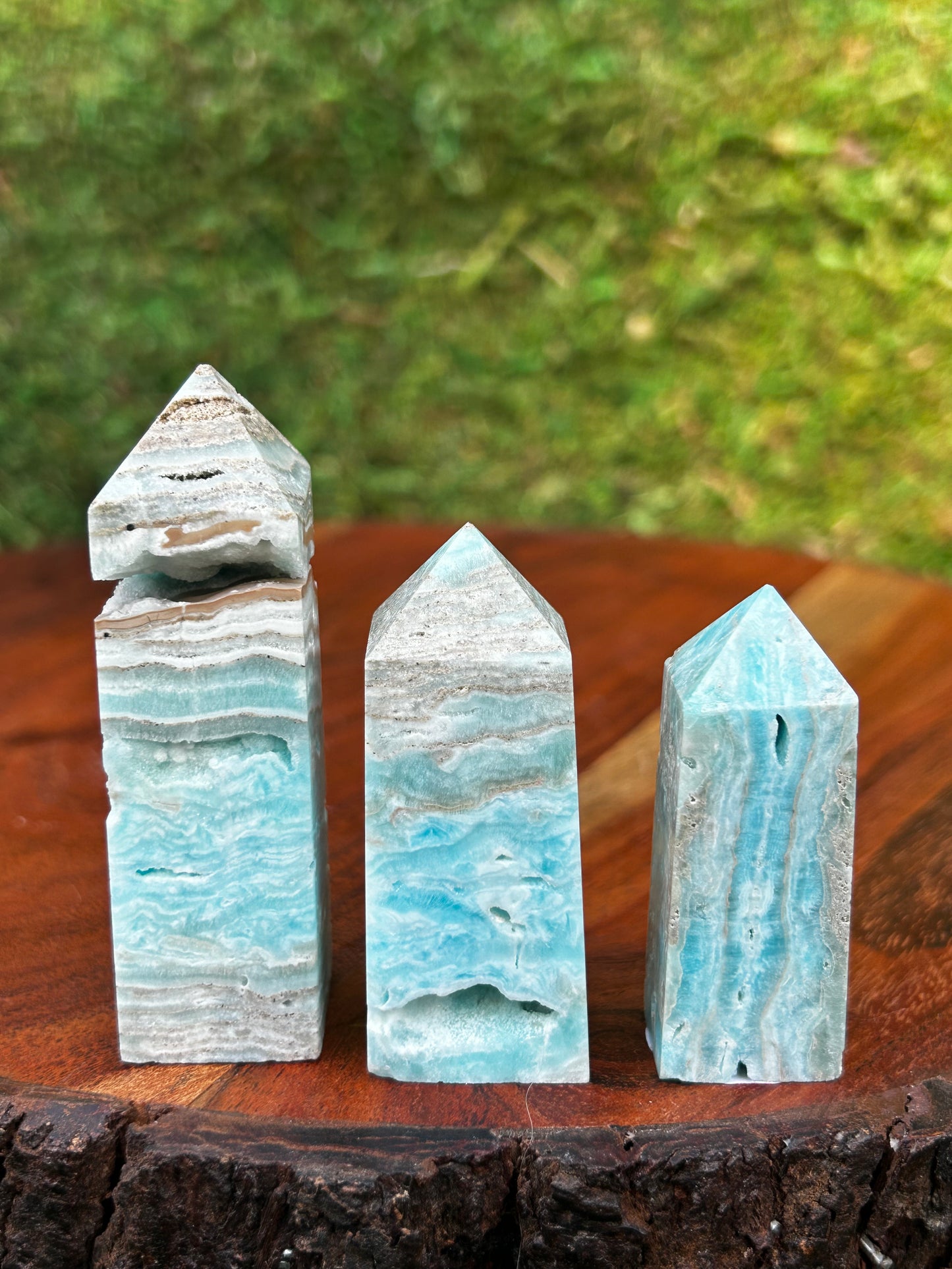 Blue Aragonite Tower