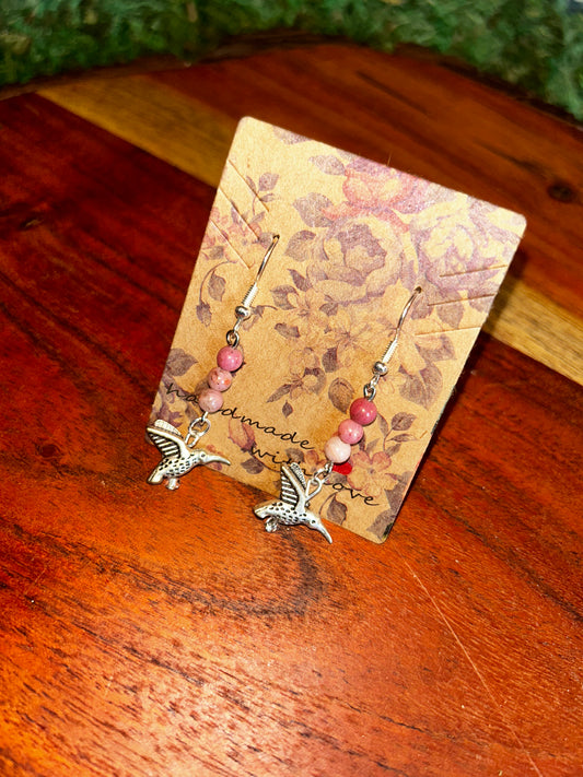 Hummingbird Mantra Earring