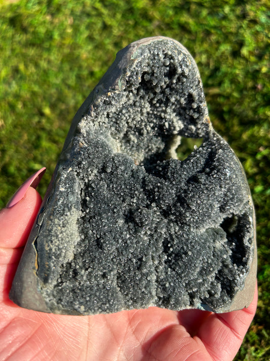 Black Amethyst free form