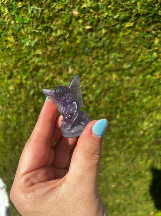 Mini fluorite Angel