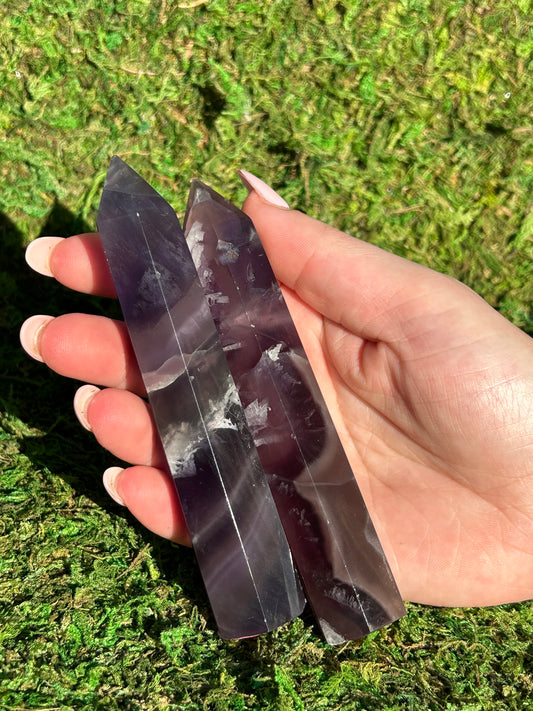 Lavender Fluorite Tower