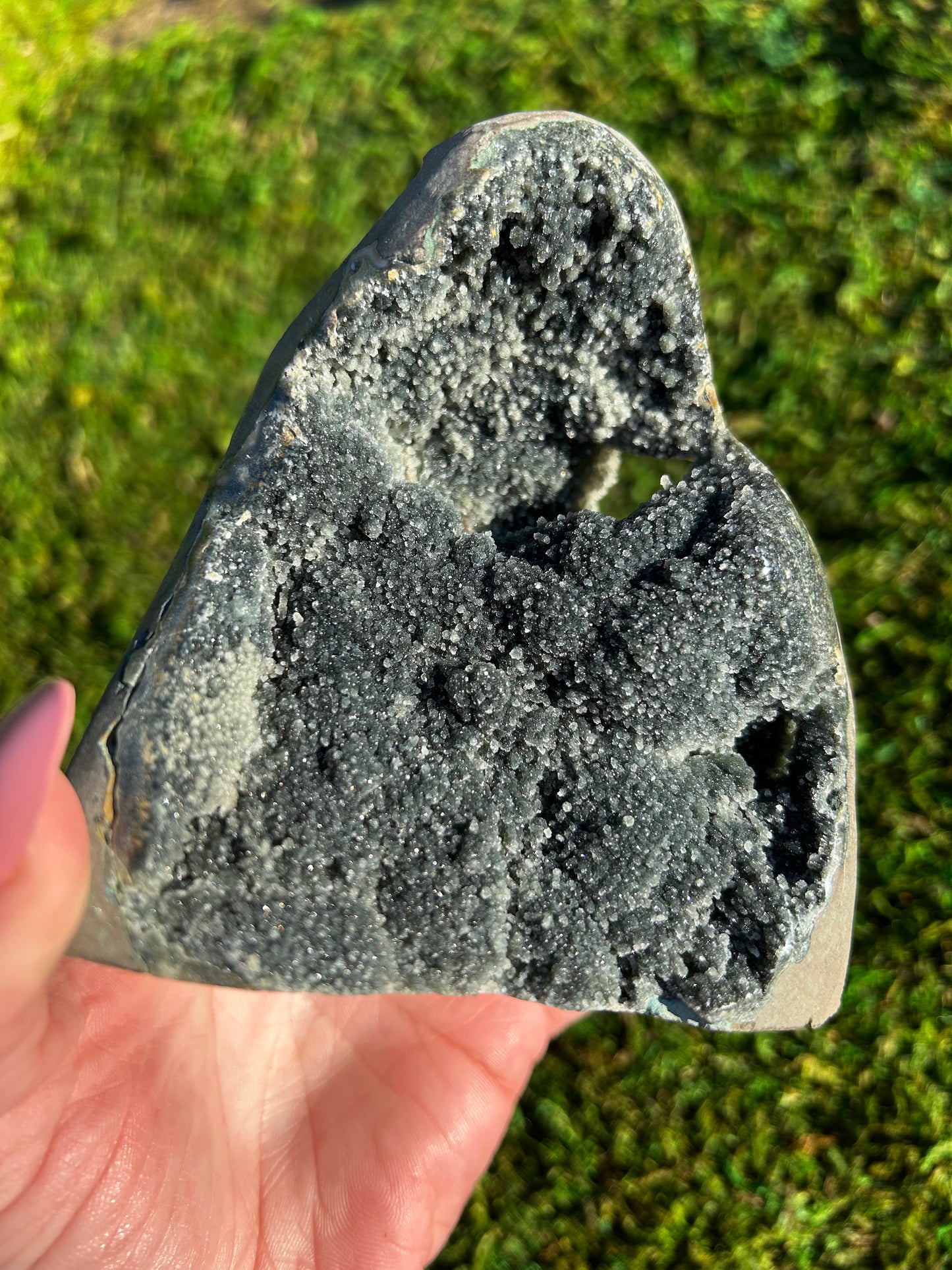 Black Amethyst free form